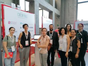 Integrantes de CaTaPull Up en el South Summit 2022.