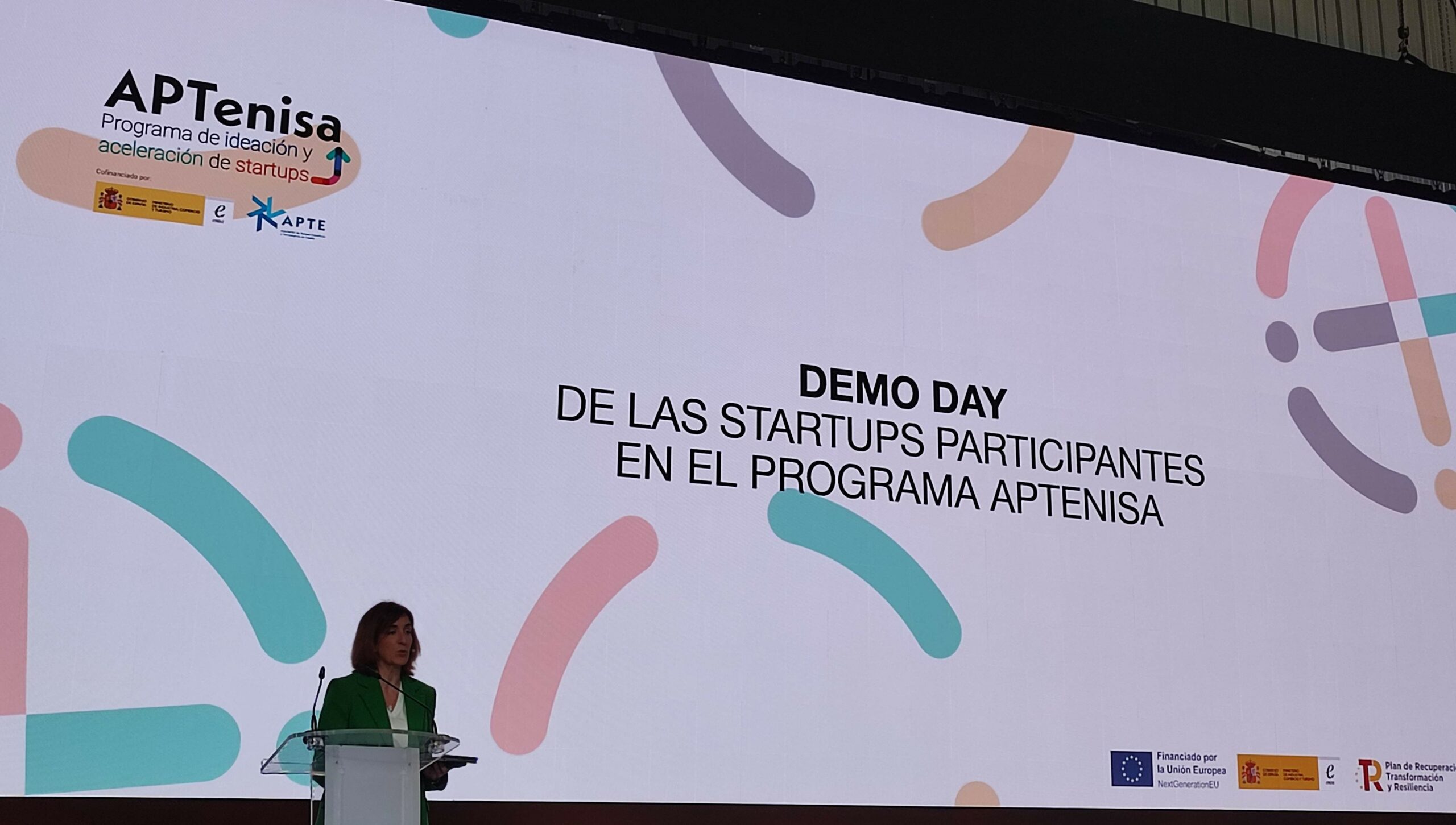Demo Day de APTENISA en el Foro Transfiere 2023.